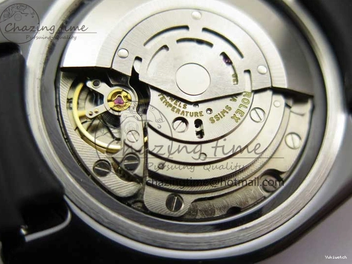 Edition SA3135 Black Black Green Strap Rubber Submariner Best 5GF Ceramic Dial on 40mm 0425